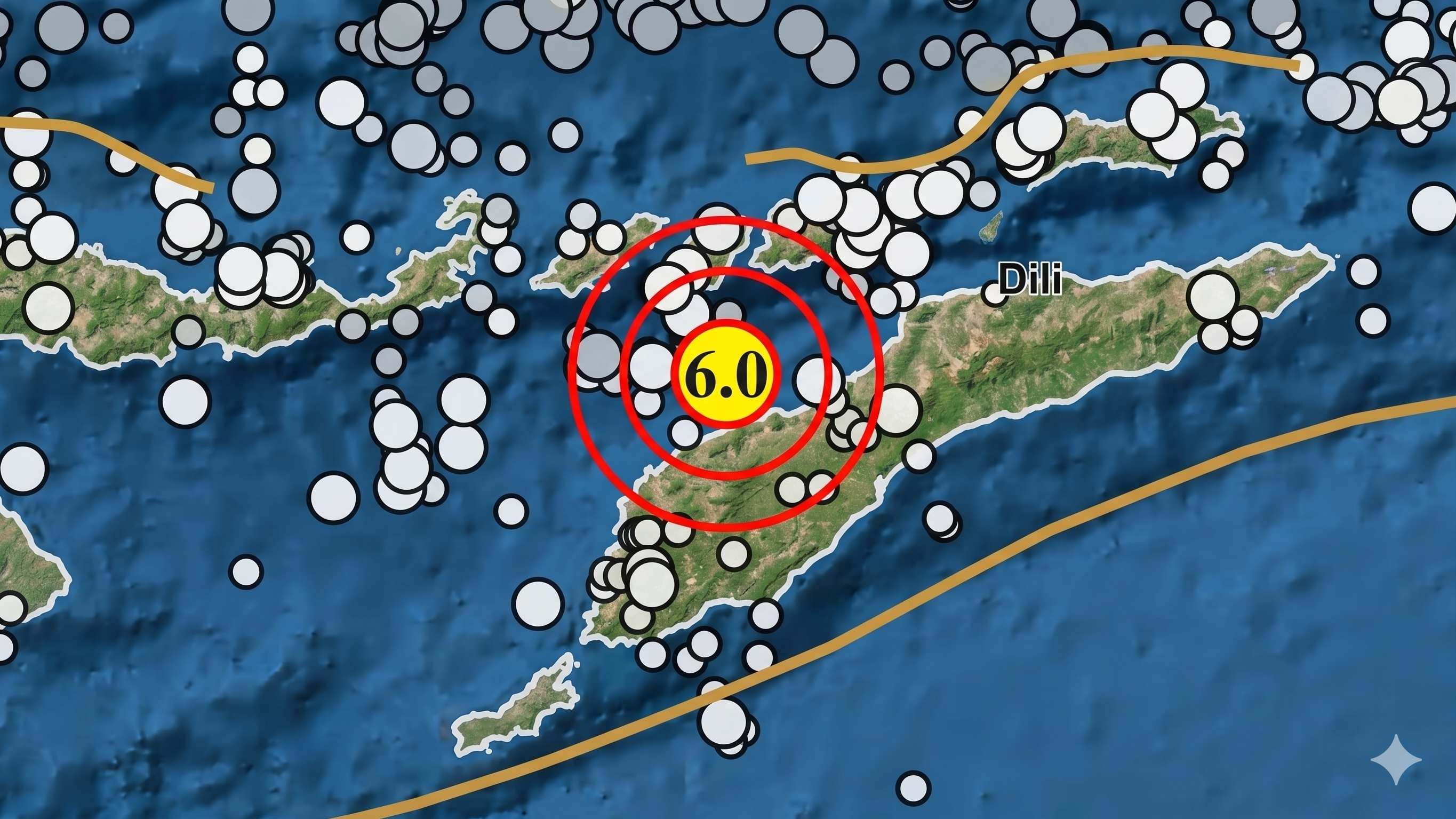 NTT Diguncang Gempa Magnitudo 6,0, Pusat di Laut Timor Tengah Utara