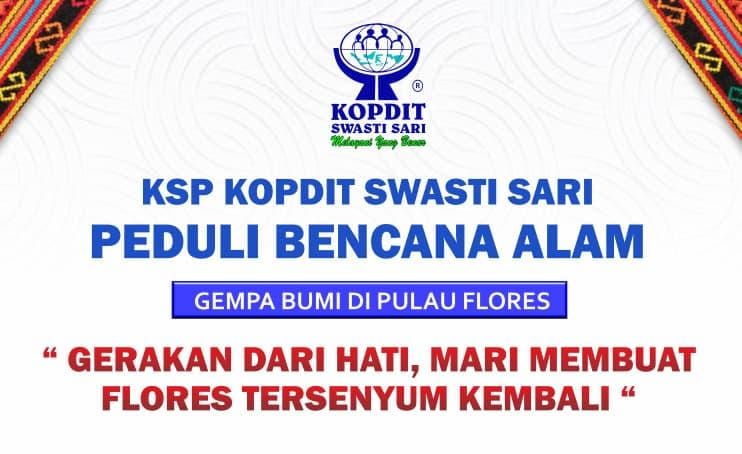 “Gerakan dari Hati”, Kopdit Swasti Sari Galang Donasi untuk Korban Gempa Flores
