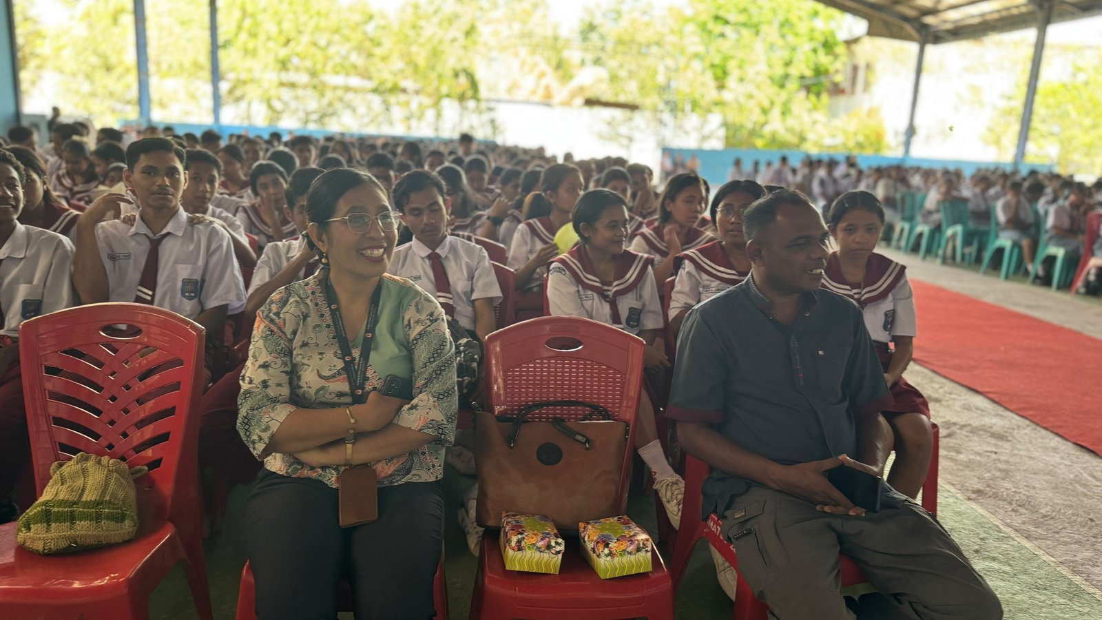 KPU Lembata Dampingi Miniatur Pemilu di SMAS Frater Don Bosco, Ada Surat Suara Tidak Sah